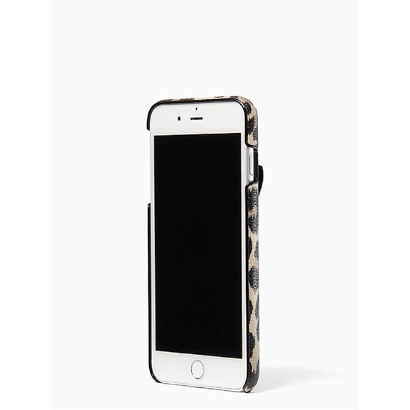 Kate Spade Leopard Print Kitty Cat IPhone 8 Plus - IPhone 7 Plus Snap Case - Picture 16 of 16
